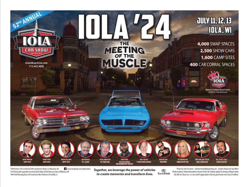 Joe Opperman Reveals The 2024 Theme of the Iola Car Show along with